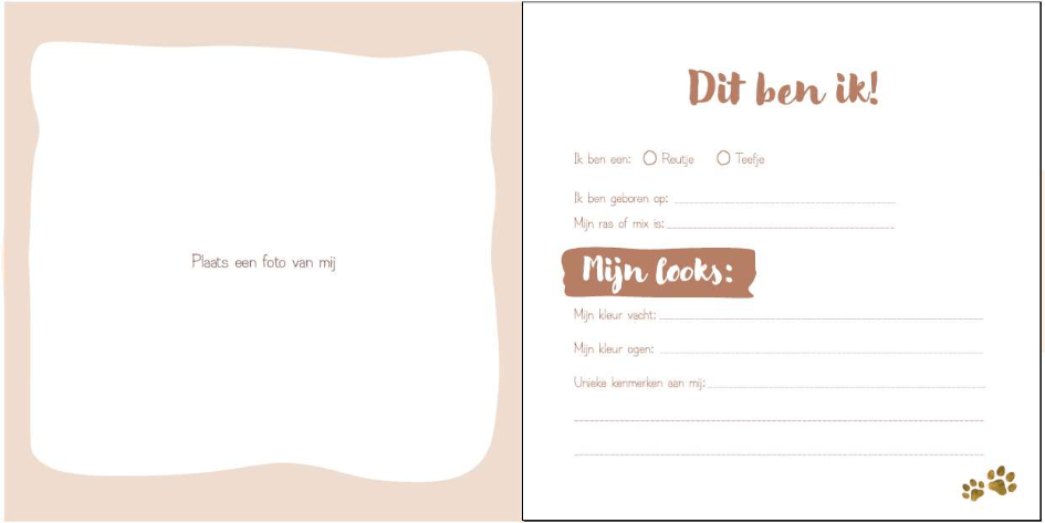 Puppy Boek - Mijn eerste hondenjaar (invulboek) - Afbeelding 3