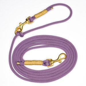 (Handsfree) Puppy looplijn mauve paars