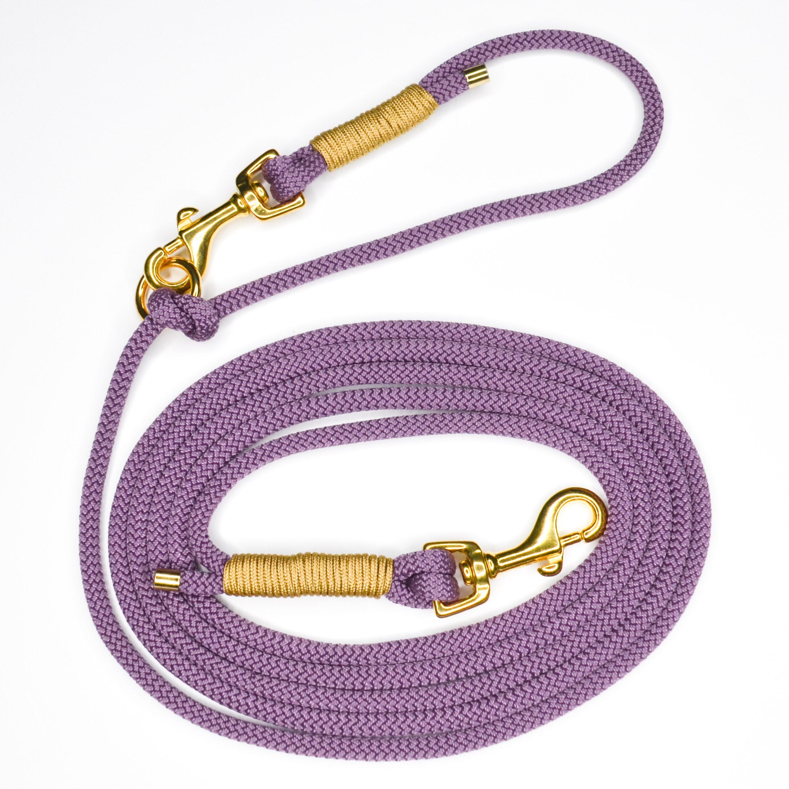 (Handsfree) Puppy looplijn mauve paars