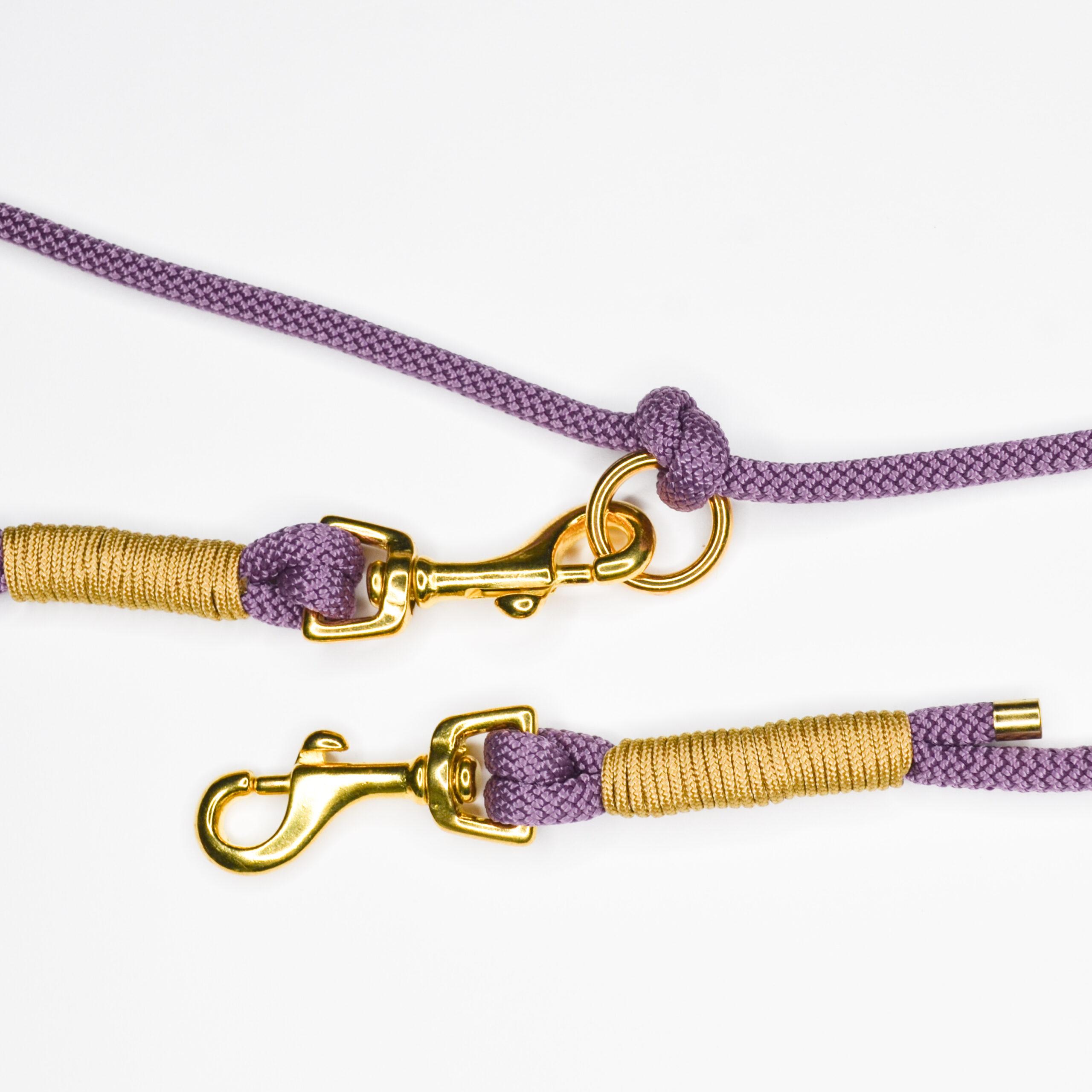 (Handsfree) Puppy looplijn mauve paars - Afbeelding 2