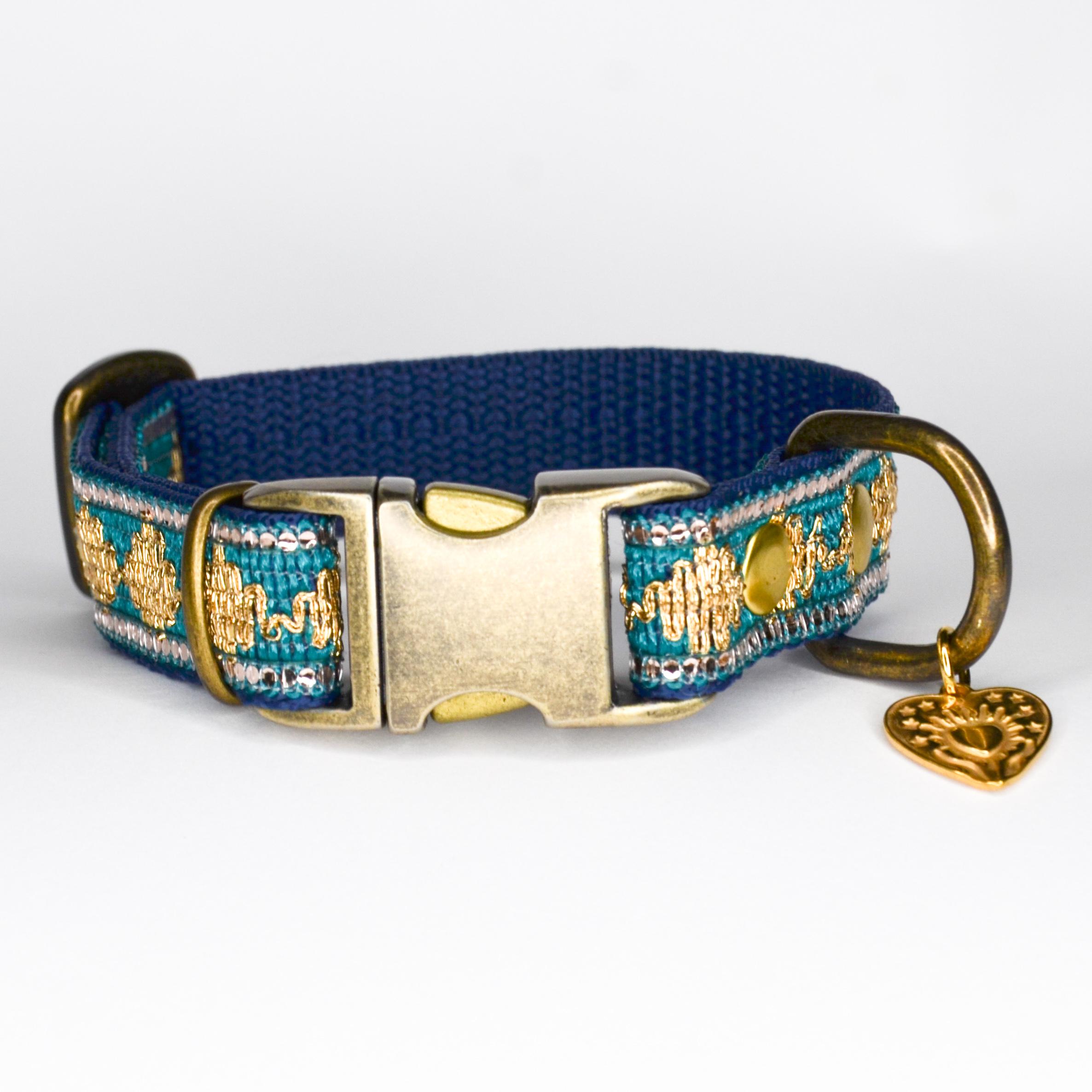 Halsband Glitter up! Azur