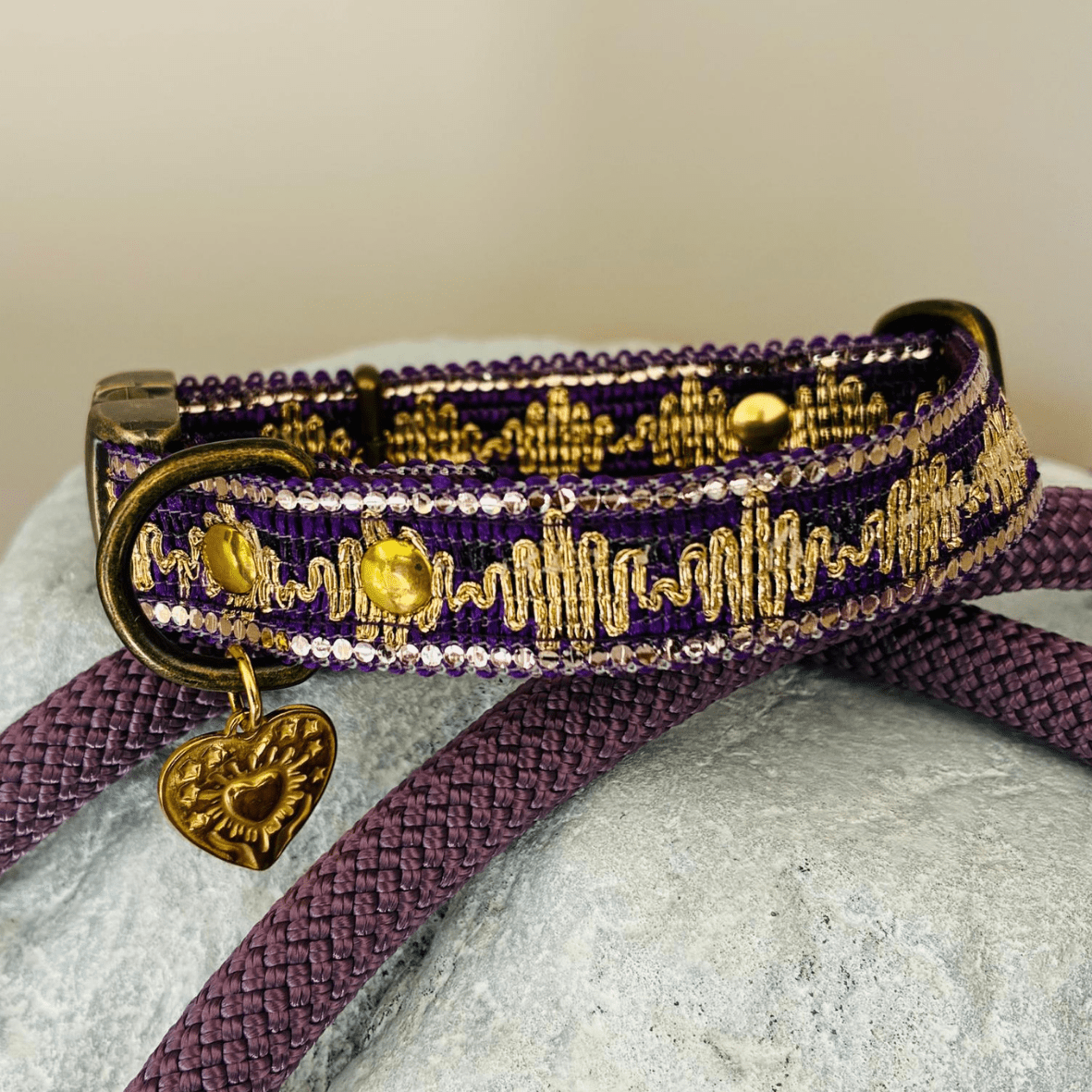 Halsband Glitter up! Paars - Afbeelding 2